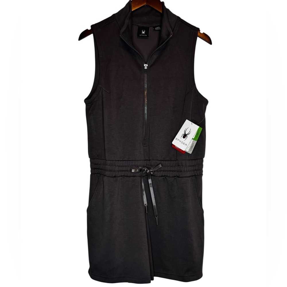 Spyder Women’s Shorts Romper Dk Gray  Travel NEW with Tags ✈️